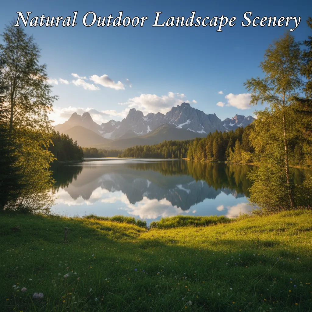 Natural outdoor landscape scenery