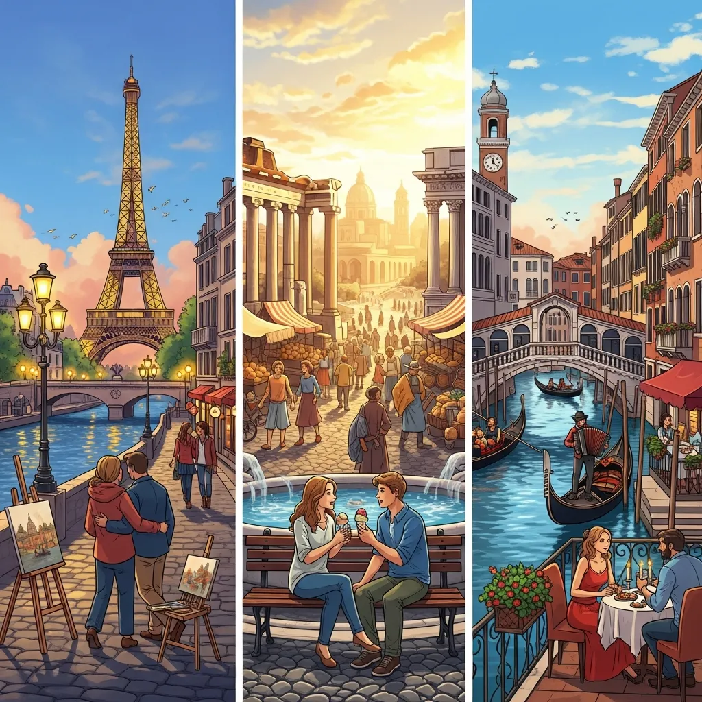 The Iconic Cities Art, History, and Romance