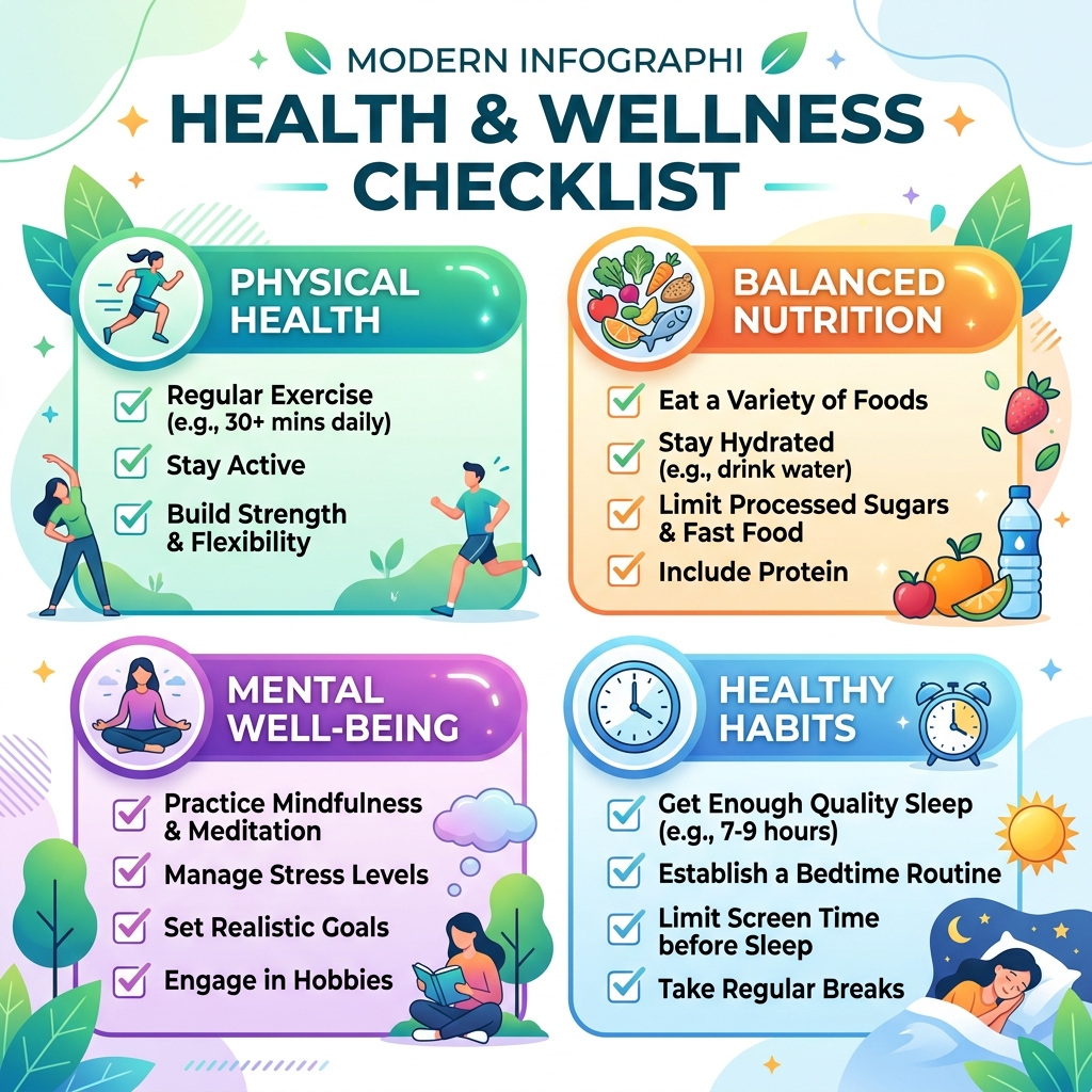 Health and Wellness Checklist