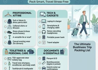 The Ultimate Business Trip Packing List Pack Smart, Travel Stress-Free