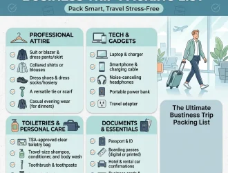 The Ultimate Business Trip Packing List Pack Smart, Travel Stress-Free